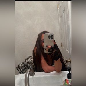 Strapless mini dress. Corset with sweetheart neckline